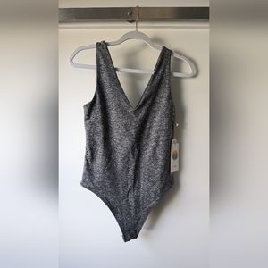 Vuori Halo Bodysuit Heather Gray